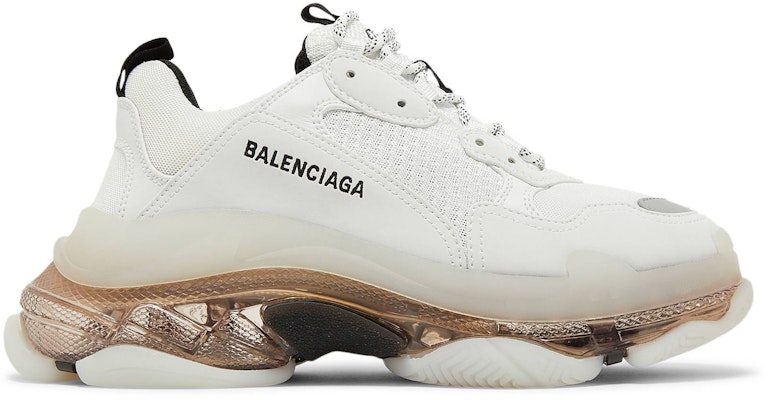 Balenciaga Triple S Sneaker Clear Sole White Grey