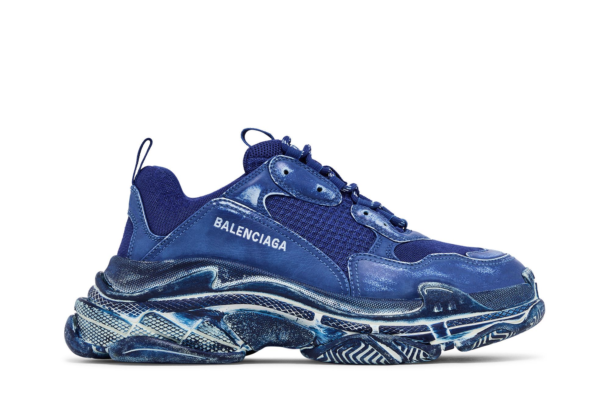 Buy Balenciaga Triple S Sneaker ''Blu Scuro'' 536737-W3CN3-4900