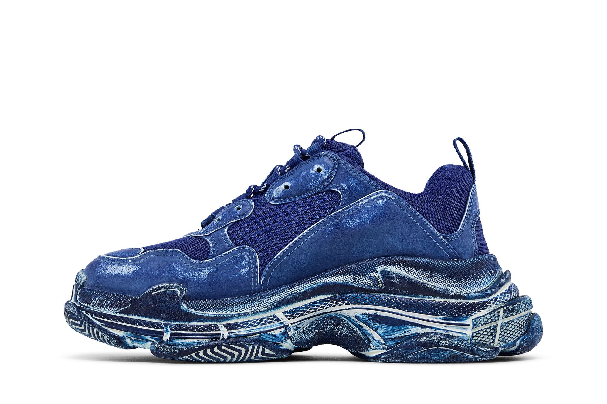 Lookbook Balenciaga Triple S Sneaker ''Blu Scuro'' 536737-W3CN3-4900