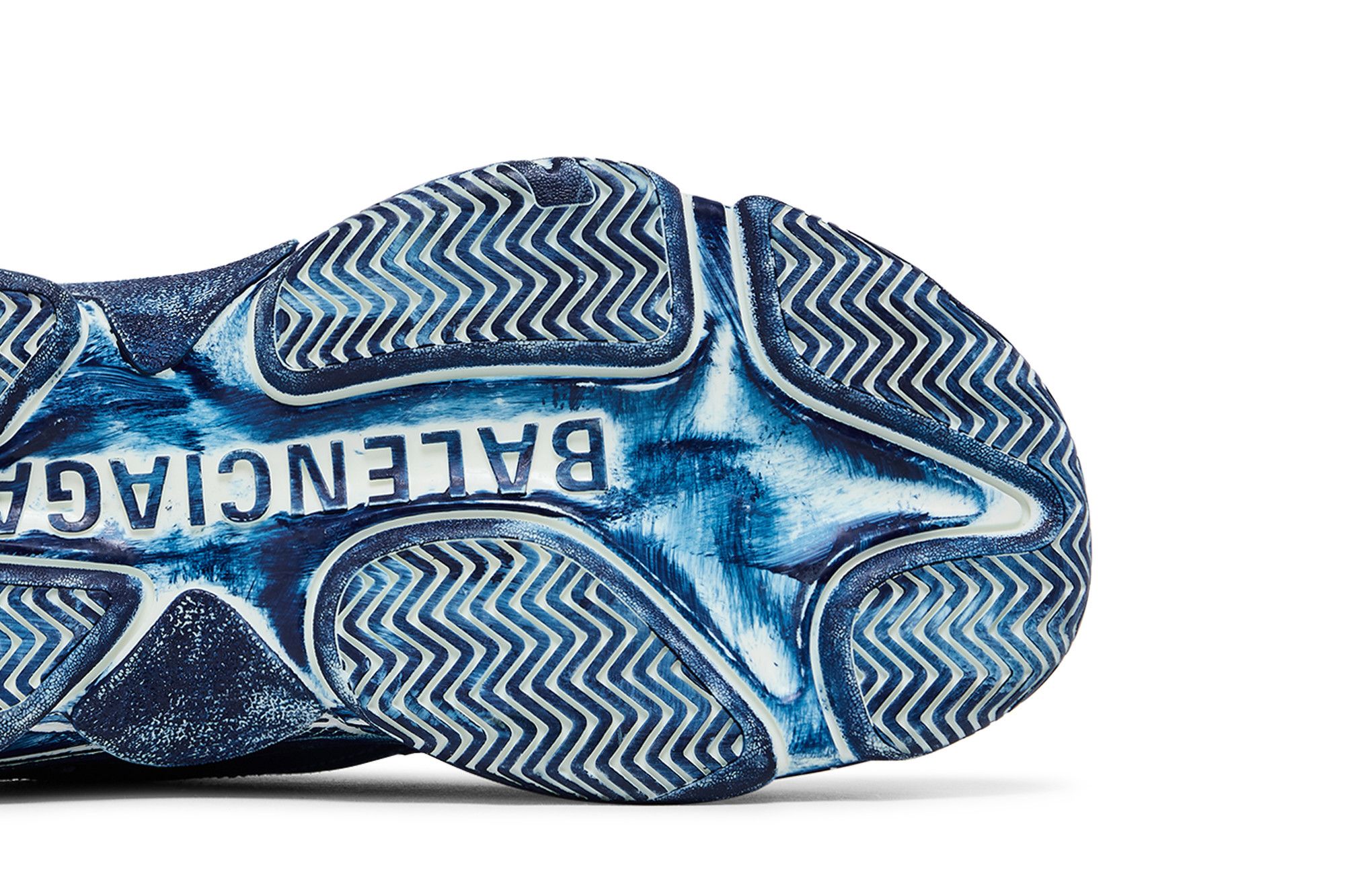 Purchase Balenciaga Triple S Sneaker ''Blu Scuro'' 536737-W3CN3-4900