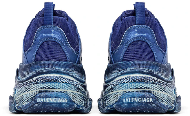 Balenciaga Triple S Sneaker ''Blu Scuro'' 536737-W3CN3-4900 Details for Balenciaga Triple S Sneaker ''Blu Scuro'' 536737-W3CN3-4900