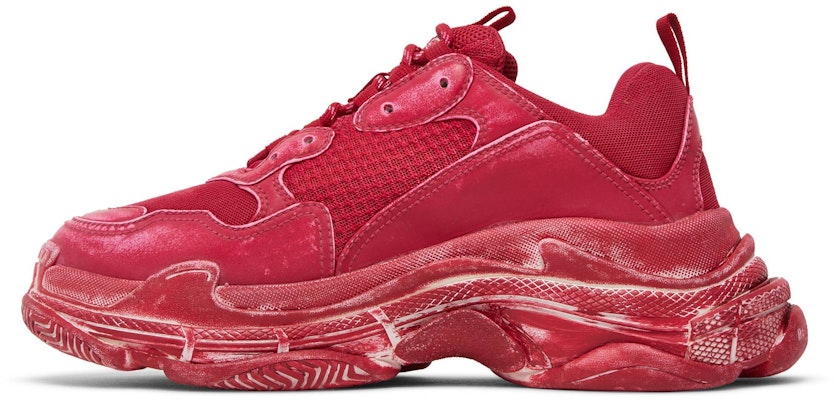 Balenciaga Triple S Zapatillas 'Rojo Oscuro' 536737W3CN36000 Lookbook Balenciaga Triple S Zapatillas 'Rojo Oscuro' 536737W3CN36000