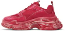 Lookbook Balenciaga Triple S Zapatillas 'Rojo Oscuro' 536737W3CN36000