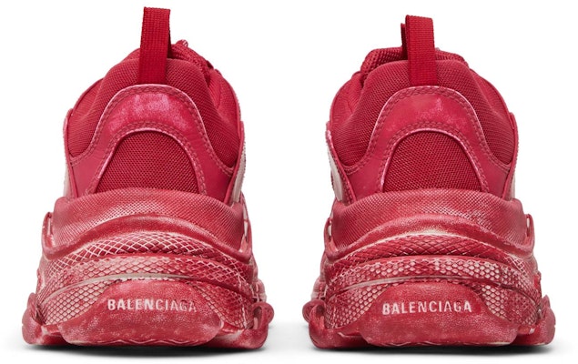 Balenciaga Triple S Zapatillas 'Rojo Oscuro' 536737W3CN36000 Details for Balenciaga Triple S Zapatillas 'Rojo Oscuro' 536737W3CN36000