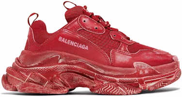 (Women) Balenciaga Triple S Sneaker 'Dark Red' 524039-W3CN3-6000 (Women) Balenciaga Triple S Sneaker 'Dark Red' 524039-W3CN3-6000