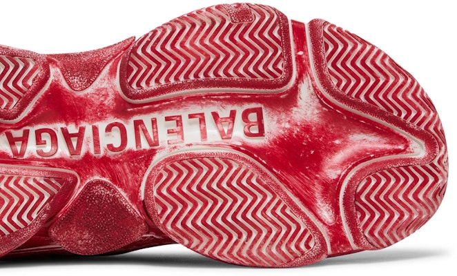 (W) Balenciaga Triple S Sneaker 'Merah Gelap' 524039-W3CN3-6000 Purchase (W) Balenciaga Triple S Sneaker 'Merah Gelap' 524039-W3CN3-6000