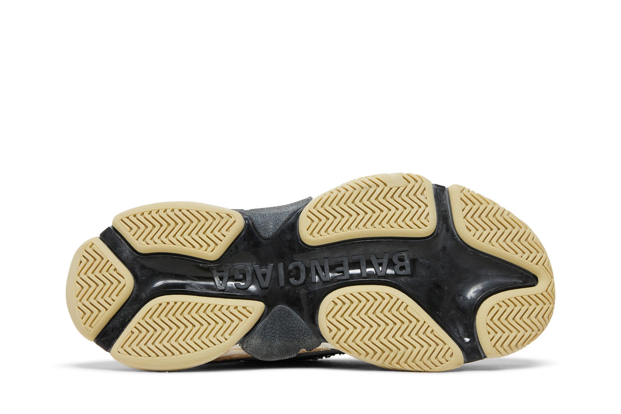 Shop 巴黎世家 Triple S 运动鞋 'DIY - 黑红款' 533882-W3CS1-1061