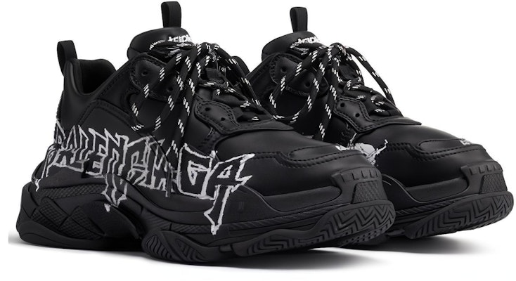 Balenciaga Triple S Sneaker 'DIY Metal - Hitam Putih' 536737W2FAY1090 Lookbook Balenciaga Triple S Sneaker 'DIY Metal - Hitam Putih' 536737W2FAY1090