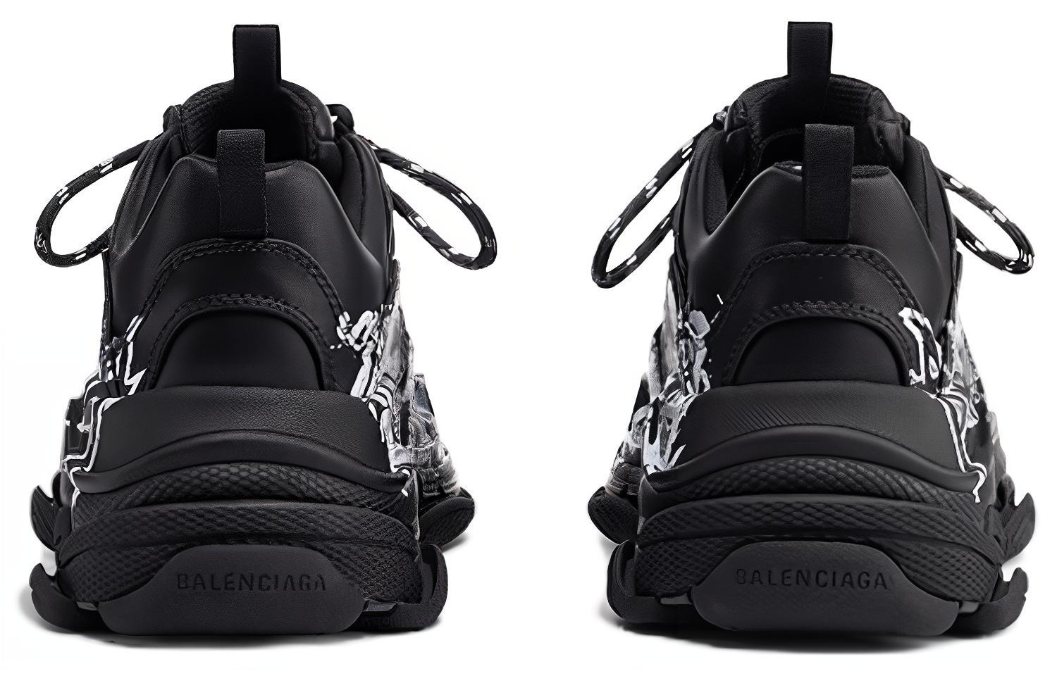 Shop バレンシアガ トリプルS DIYメタル (黒白) 536737W2FAY1090