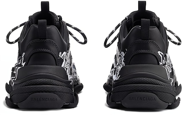 Balenciaga Triple S Sneaker 'DIY Metal - Hitam Putih' 536737W2FAY1090 Shop Balenciaga Triple S Sneaker 'DIY Metal - Hitam Putih' 536737W2FAY1090