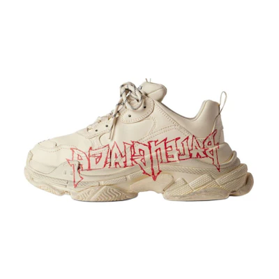 Balenciaga Triple S Sneaker 'DIY Metal - White Red Black'
