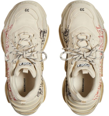 Balenciaga Triple S Sneaker 'DIY Metal - Putih Merah Hitam' 536737W2FAY9016 Shop Balenciaga Triple S Sneaker 'DIY Metal - Putih Merah Hitam' 536737W2FAY9016