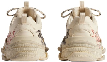 巴黎世家 Triple S 运动鞋 'DIY 金属 - 白红黑' 536737W2FAY9016 Details for 巴黎世家 Triple S 运动鞋 'DIY 金属 - 白红黑' 536737W2FAY9016