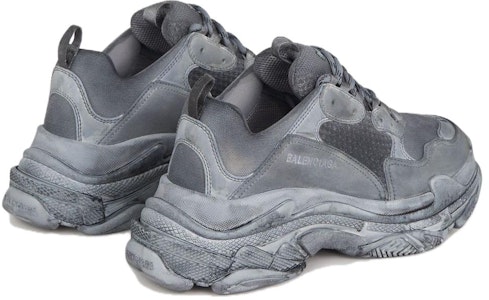 巴黎世家 Triple S 运动鞋 '染灰' 536737-W3CS4-1200 Shop 巴黎世家 Triple S 运动鞋 '染灰' 536737-W3CS4-1200