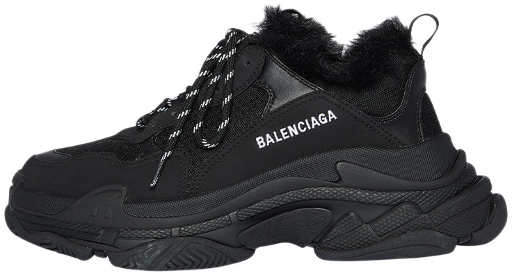 balenciaga-triple-s-sneaker-faux-fur-black