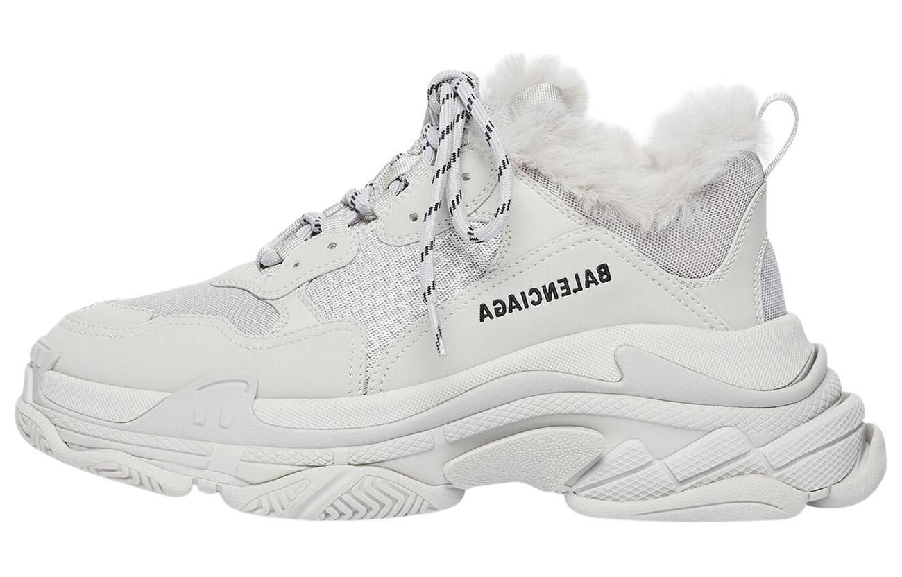 Balenciaga Triple S Sneaker 'Faux Fur - Grey'