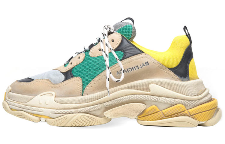 Balenciaga Triple S Sneaker 'Green Yellow' 2018