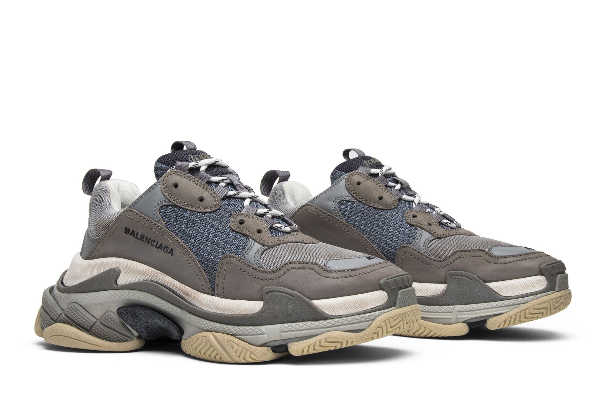 Cheap Zapatillas Balenciaga Triple S 'Gris' (Reedición 2018) 483513-W06E1-1259