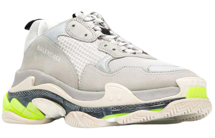 Balenciaga Triple S Sneaker 'Grey Neon' 圖 2