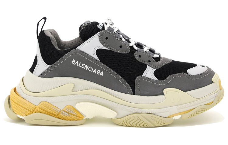 Balenciaga Triple S Sneaker 'Grey Yellow' 圖 2
