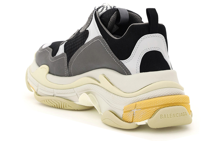 Balenciaga Triple S Sneaker 'Grey Yellow' 圖 4