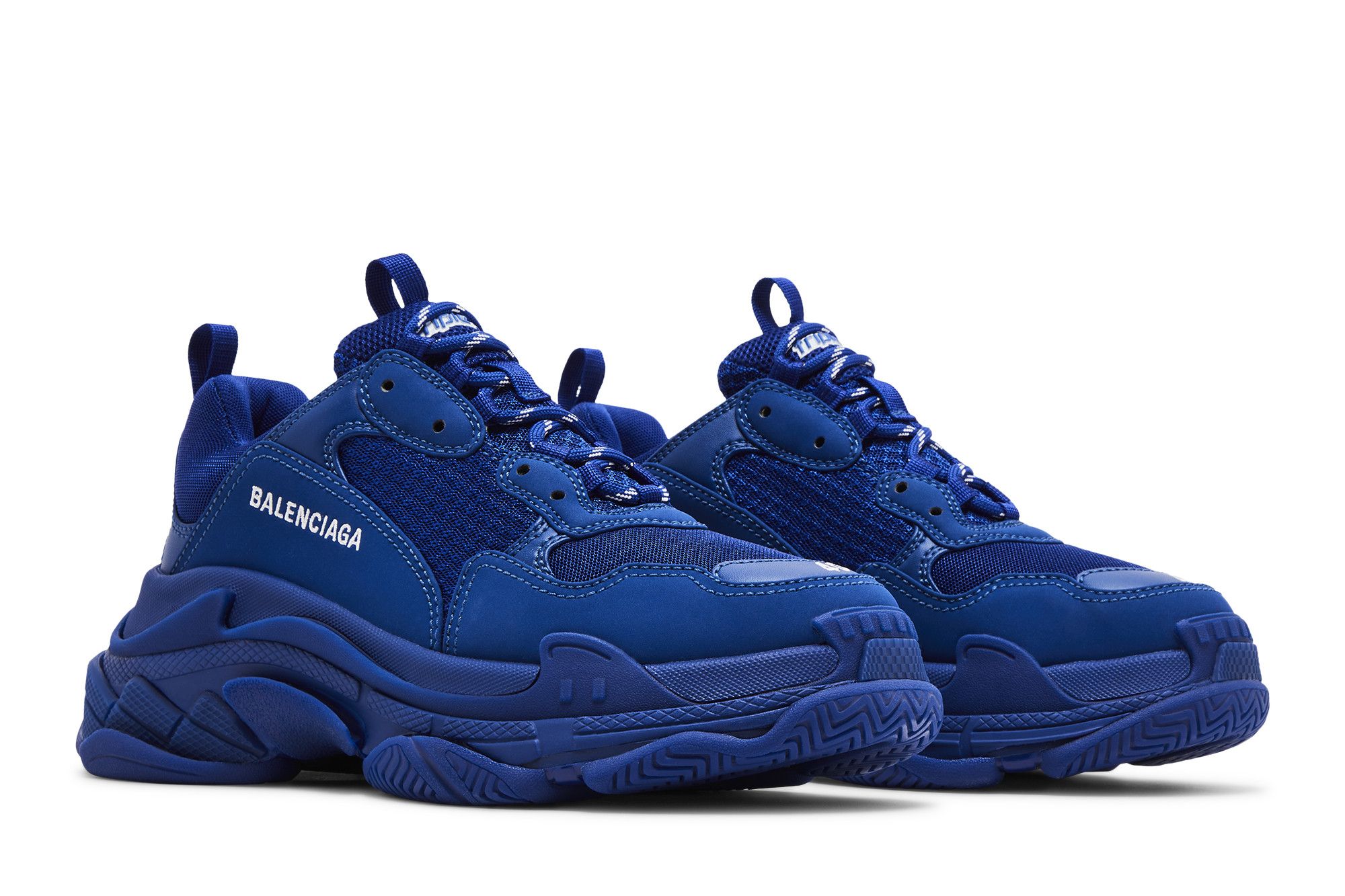 Cheap Balenciaga Triple S Baskets ''Indigo'' 536737-W2FW1-4990