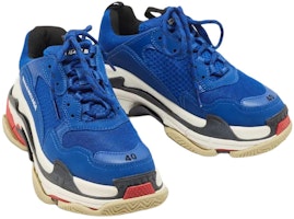 Balenciaga Triple S Sepatu Sneakers 'Navy' 536737W09OM4691 Lookbook Balenciaga Triple S Sepatu Sneakers 'Navy' 536737W09OM4691