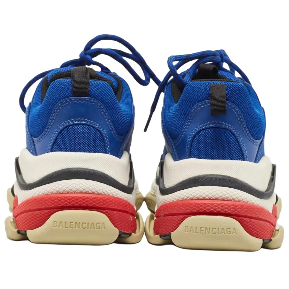 Shop Balenciaga Triple S Sepatu Sneakers 'Navy' 536737W09OM4691