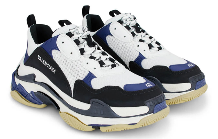 Balenciaga Triple S Sneaker 'Navy Black' 圖 3