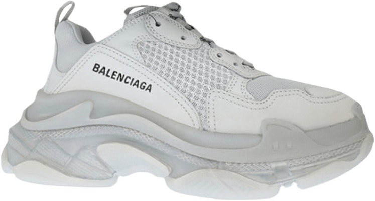 Grey clear best sale sole triple s