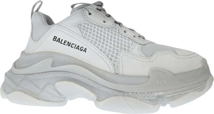 Balenciaga Triple S Sneaker 'Pearl Grey Clear Sole' 541624-W0901-1705 Buy Balenciaga Triple S Sneaker 'Pearl Grey Clear Sole' 541624-W0901-1705