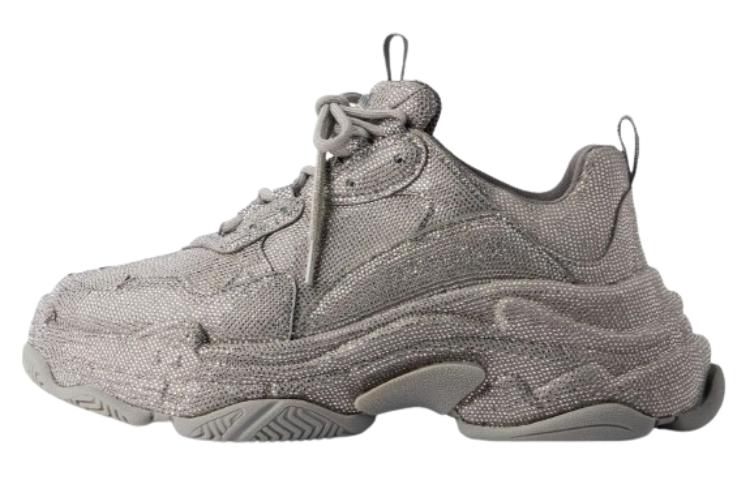 Buy Balenciaga Triple S Sneaker 'Rhinestones - Dark Grey' 536737W2TST1249