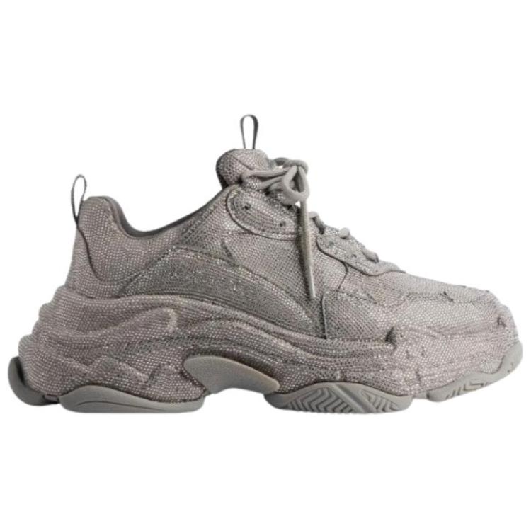Balenciaga Triple S Sneaker 'Rhinestones - Dark Grey' 圖 2