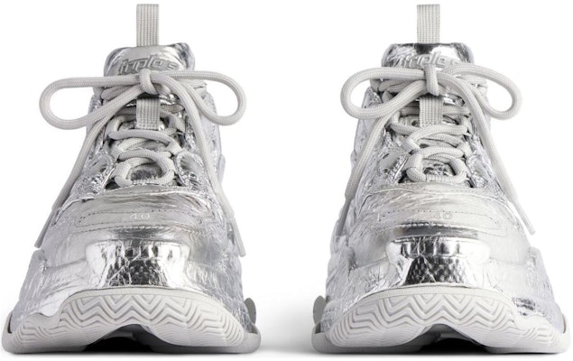 Balenciaga Triple S Zapatillas 'Plateado Metálico Arena' 536737W2FMA8100 Lookbook Balenciaga Triple S Zapatillas 'Plateado Metálico Arena' 536737W2FMA8100