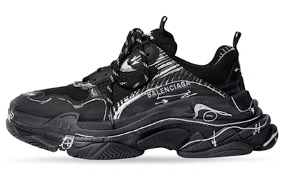 Balenciaga Triple S Sneaker 'Sketch - Black'