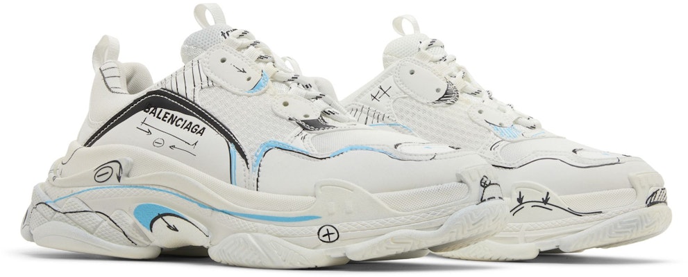 Balenciaga Triple S Sneaker ''Sketch - Weiß'' 536737-W3SRB-9014 Cheap Balenciaga Triple S Sneaker ''Sketch - Weiß'' 536737-W3SRB-9014