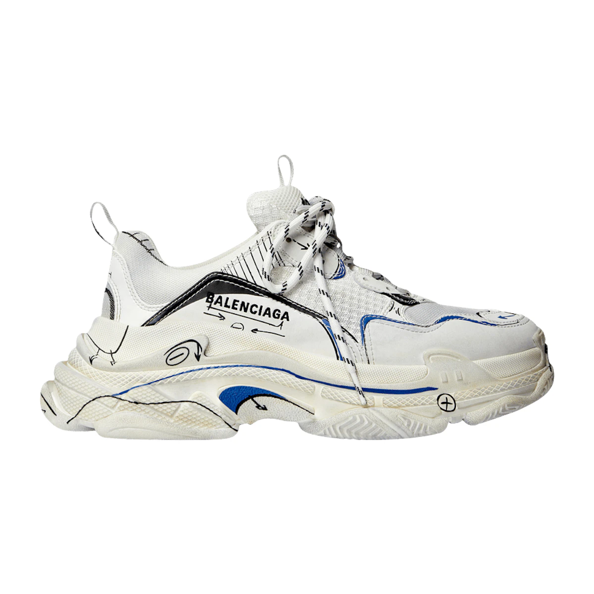 バレンシアガ Triple S スケッチ (ホワイト) 536737-W3SRB-9014を購入 バレンシアガ Triple S スケッチ (ホワイト) 536737-W3SRB-9014を購入
