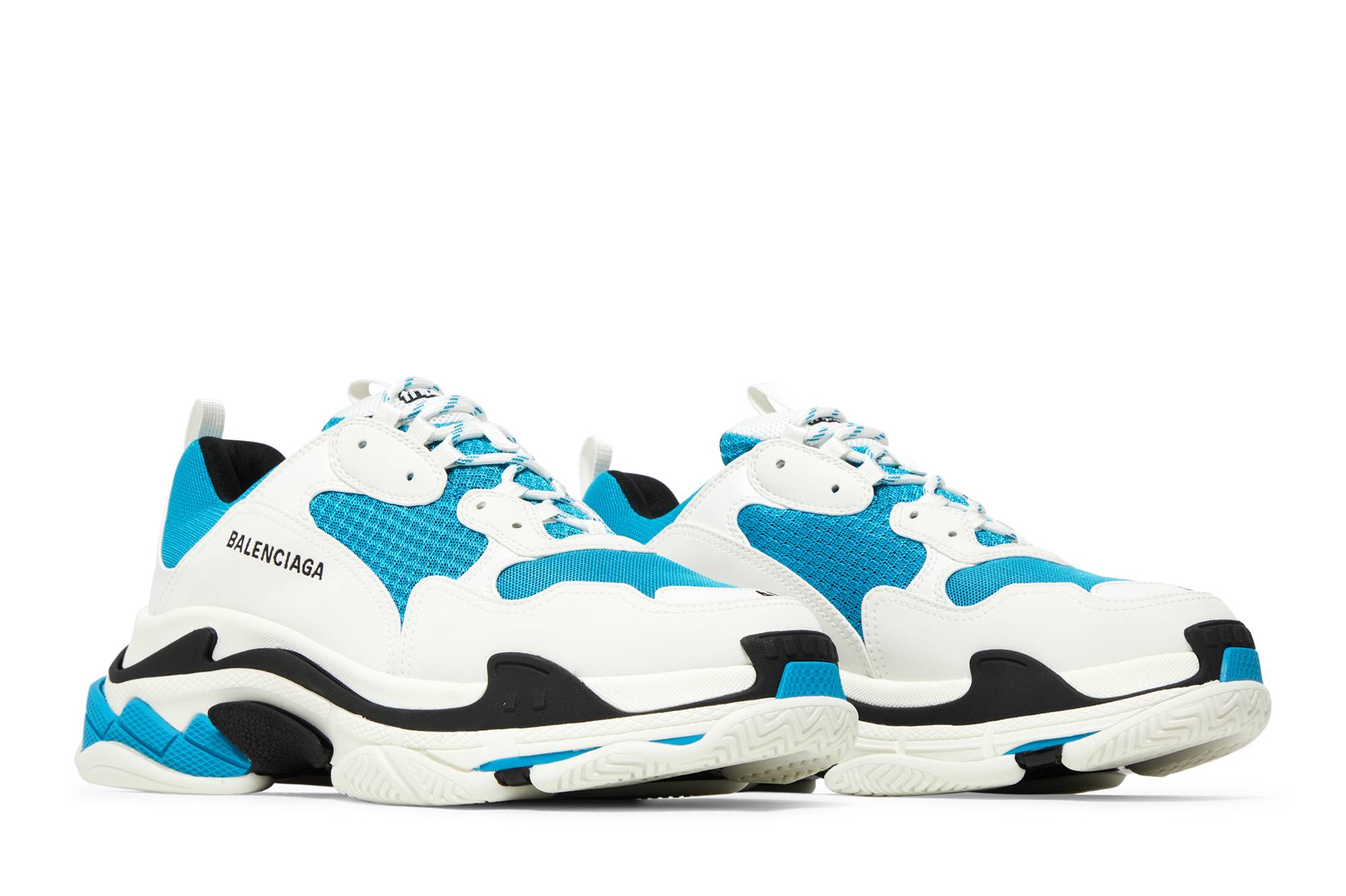 Balenciaga Triple S Sneaker 'White Carib Blue' 圖 8