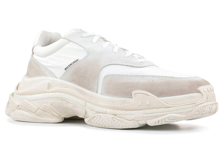 Lookbook 巴黎世家三重 S 運動鞋『白米色』2018款 506346-W09T1-9000