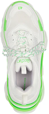 Zapatillas Balenciaga Triple S 'Blanco Verde Fluo' 536737-W2CA3-3890 Shop Zapatillas Balenciaga Triple S 'Blanco Verde Fluo' 536737-W2CA3-3890