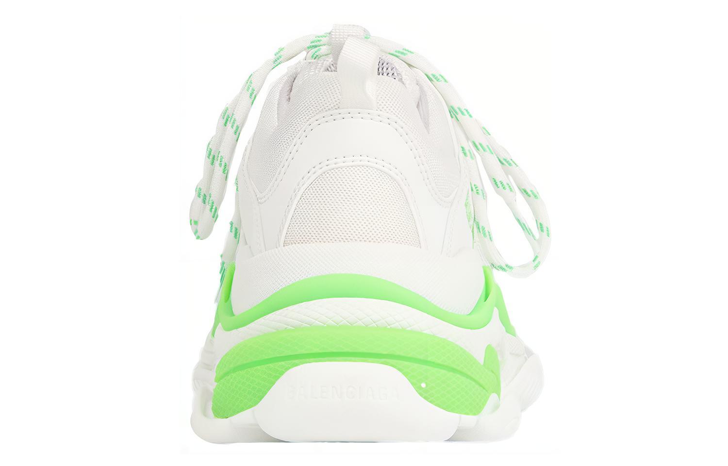 Balenciaga Triple S Sneaker 'White Fluo Green' 圖 5