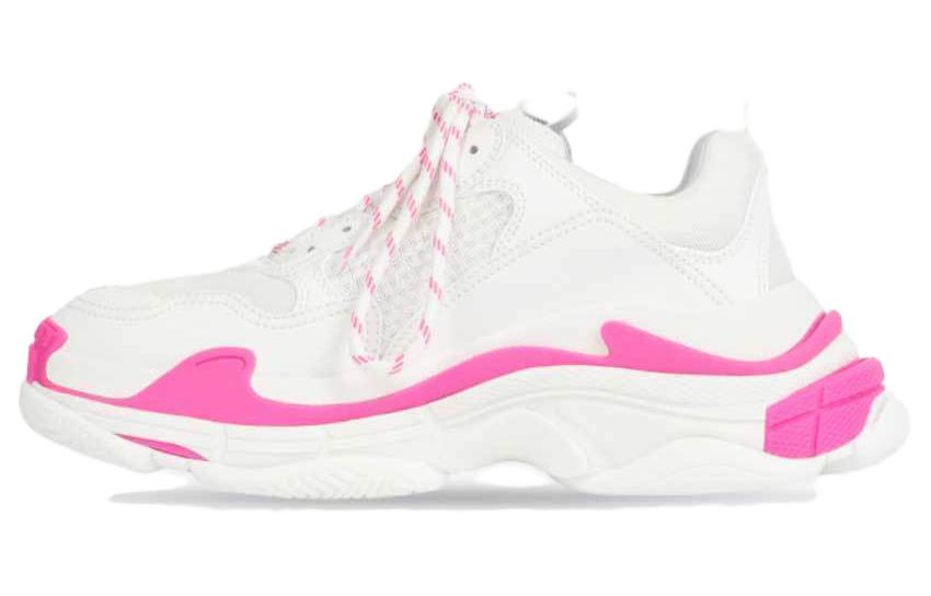 Buy 발렌시아가 트리플 S 스니커즈 '화이트 플루오 핑크' 536737W2CA35390