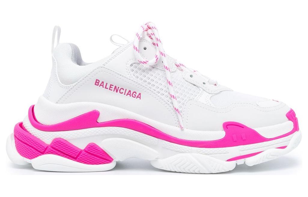 Order 발렌시아가 트리플 S 스니커즈 '화이트 플루오 핑크' 536737W2CA35390
