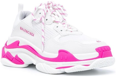 발렌시아가 트리플 S 스니커즈 '화이트 플루오 핑크' 536737W2CA35390 Lookbook 발렌시아가 트리플 S 스니커즈 '화이트 플루오 핑크' 536737W2CA35390
