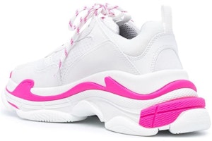 발렌시아가 트리플 S 스니커즈 '화이트 플루오 핑크' 536737W2CA35390 Shop 발렌시아가 트리플 S 스니커즈 '화이트 플루오 핑크' 536737W2CA35390