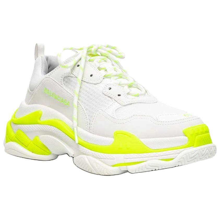 Lookbook バレンシアガ トリプルS 白/蛍光イエロー
(Barenshiaga Toripuru S Shiro/Keikou Ieroo) 536737-W2CA3-7390