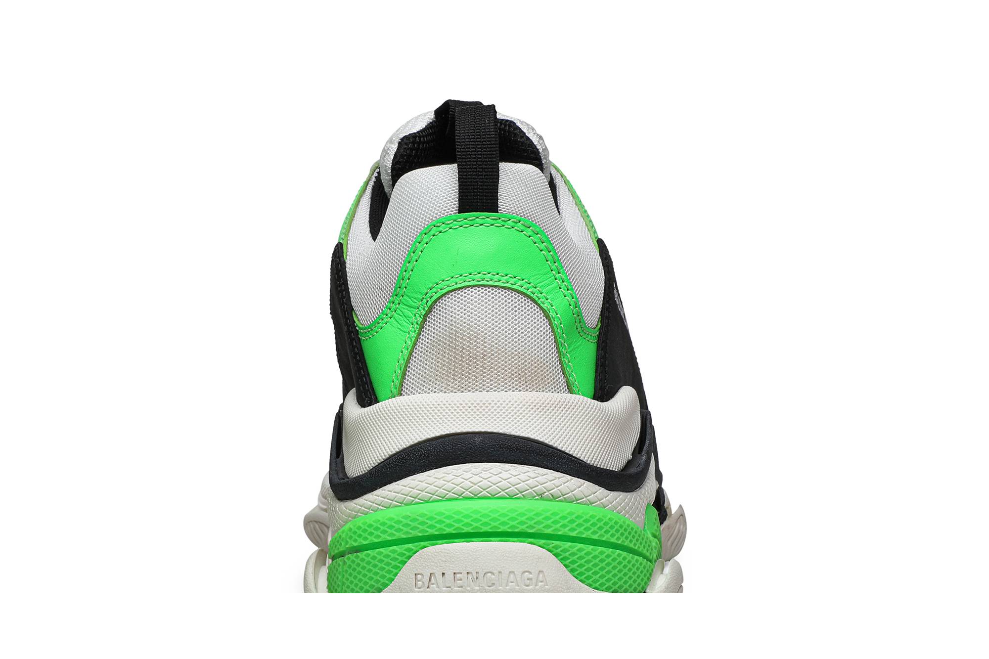 Sizing Balenciaga Triple S Sneaker 'Putih Hijau Fluo' 536737W09O69063