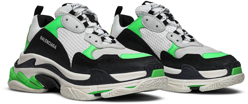 Balenciaga Triple S Sneaker 'Putih Hijau Fluo' 536737W09O69063 Cheap Balenciaga Triple S Sneaker 'Putih Hijau Fluo' 536737W09O69063