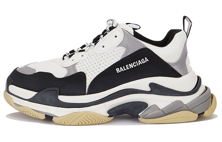 Buy 巴黎世家 Triple S 运动鞋“白灰黑” 536737 W09OM 9072