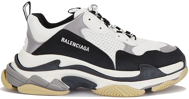 巴黎世家 Triple S 运动鞋“白灰黑” 536737 W09OM 9072 Order 巴黎世家 Triple S 运动鞋“白灰黑” 536737 W09OM 9072